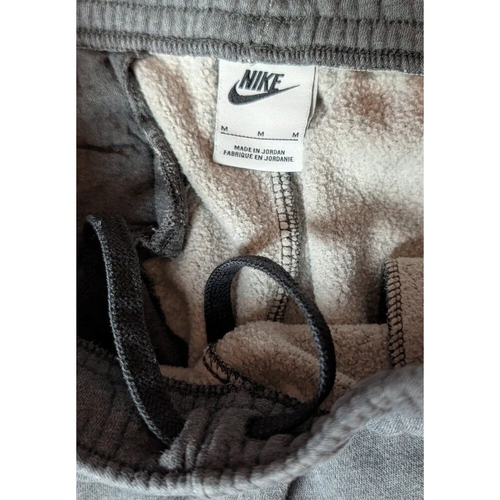 Men's Nike Club Fleece Joggers Sweatpants Charcoal Heather Gray Sz M